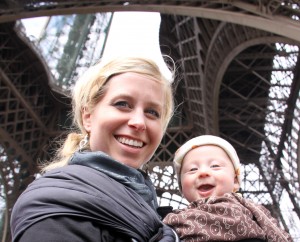 Judah and I by the Eiffel Tower.