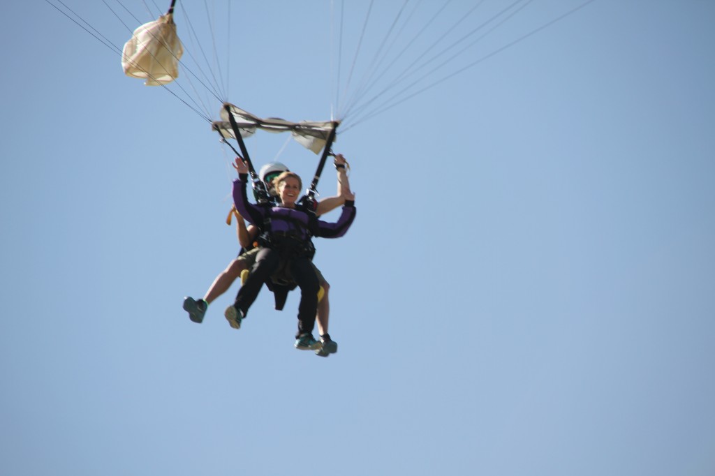 This would be me in the sky getting ready to land!